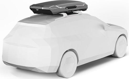 Thule Motion 3 Large Dachboxen für Autos mit Doppelseitiges Öffnen 450lt Titan Glänzend