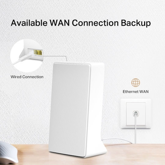 Mercusys MB130-4G v1 Ασύρματο 4G Router Wi‑Fi 5 με 2 Θύρες