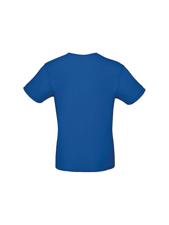 B&C Men's Short Sleeve Promotional T-Shirt Royal Blue