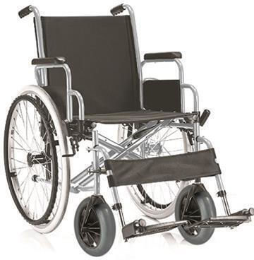 Kifidis Orthopedics Αναπηρικό Αμαξίδιο 24" Πτυσσόμενο 0811300 Ασημί
