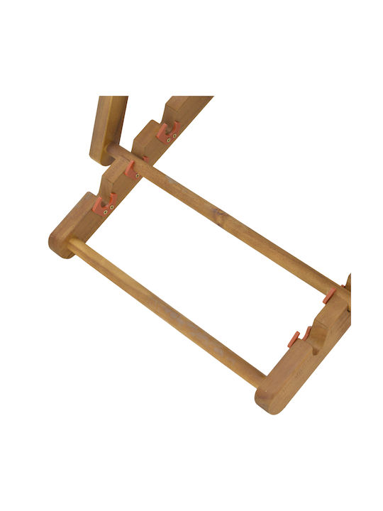 Deckchairs Xurian Wooden Black 67x108x104cm