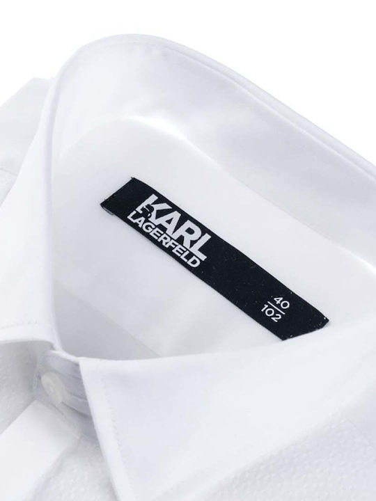 Karl Lagerfeld Men's Shirt Long Sleeve White