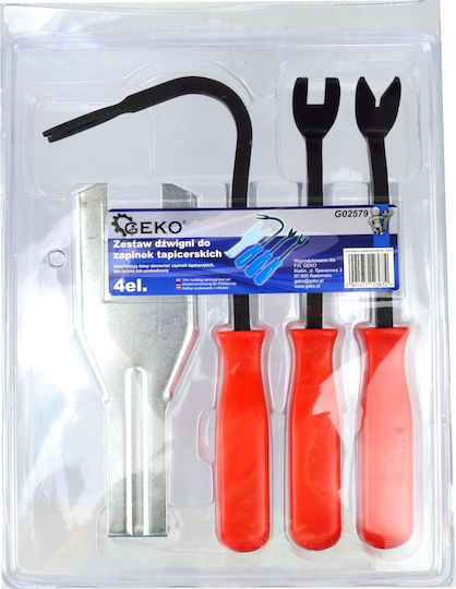 Geko Geko Plastic Clip Removal Tools for Upholstery Car 4 Pieces