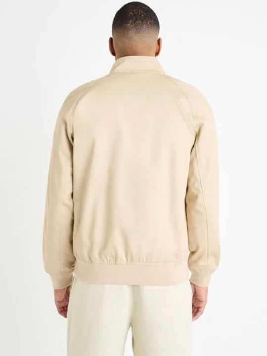 Celio Herren Jacke Lässig Beige