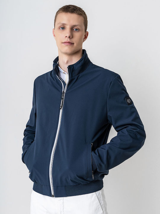 Milestone Herren Jacke Lässig Blau