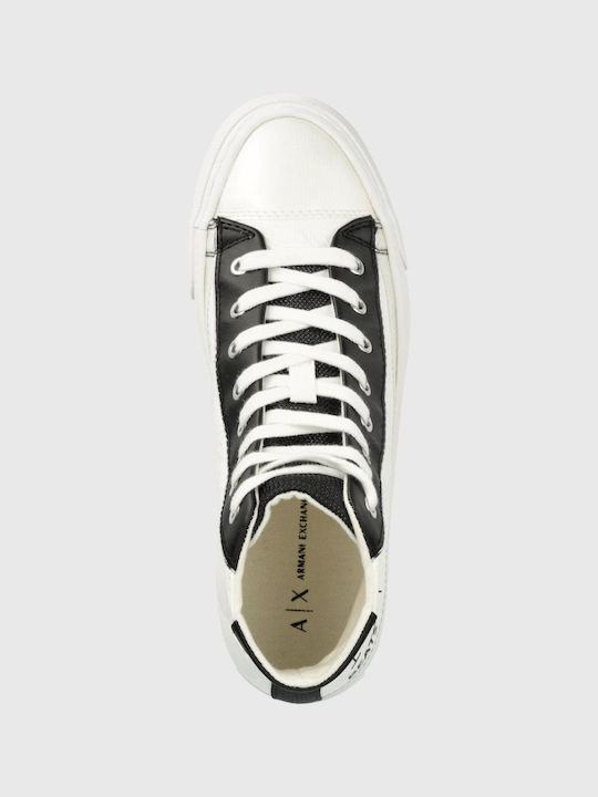 Γυναικεία Flatforms Μποτάκια Λευκά