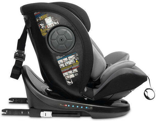 Caretero Mokki Baby Car Seat High-back Booster i-Size with Isofix Grey 0-36 kg