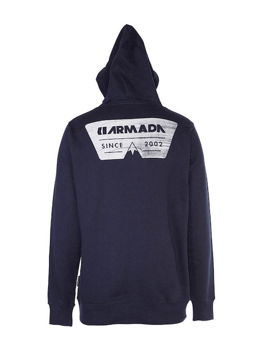 Armada Herren Sweatshirt mit Kapuze Marineblau