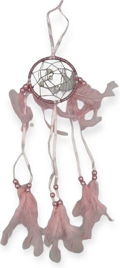 Decorative Dreamcatcher Handmade Grey Made of Fabric 35cm (Various Colors)