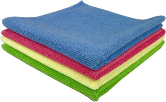York Cleaning Cloths with Microfibers General Use Blue 30x30cm 10pcs