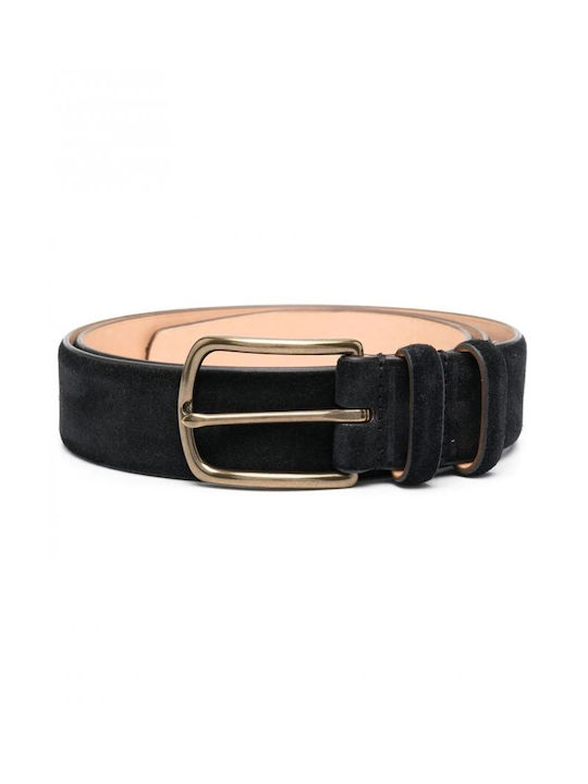 Officine Creative Men's Leather Belt Black