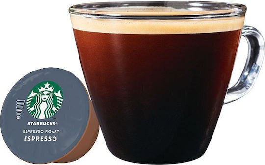 Starbucks Capsules Espresso Compatible with Machine Dolce Gusto 12caps,tobolek