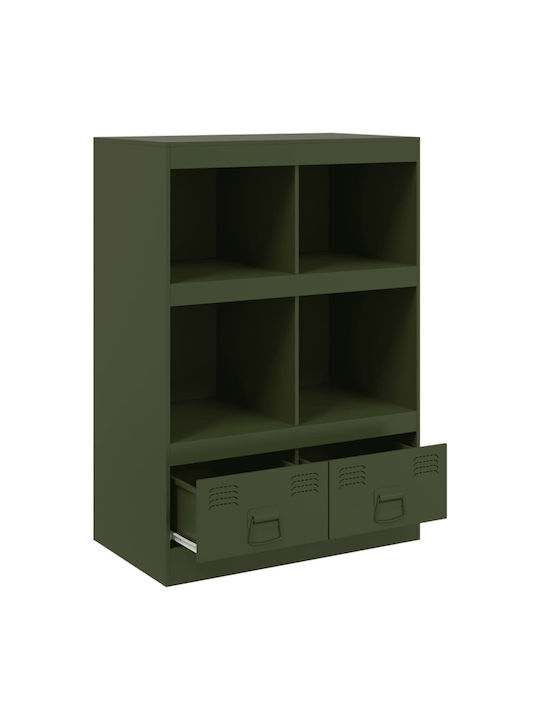 Green Olive Bookcase 67x39x95cm