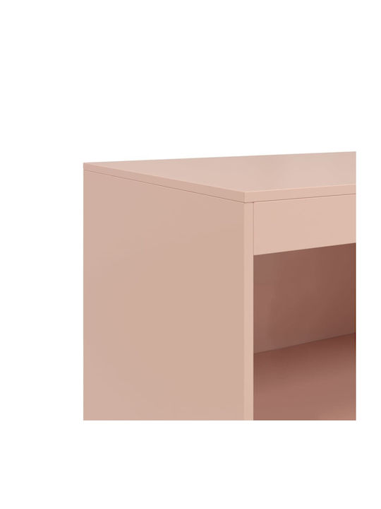 Βιβλιοθήκη Ροζ 67x39x107εκ.