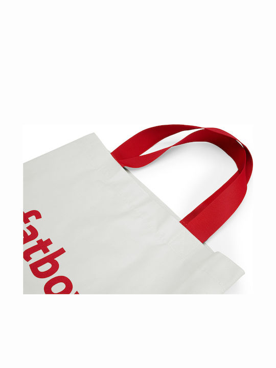 Fatboy Cotton Shopping Bag in White color