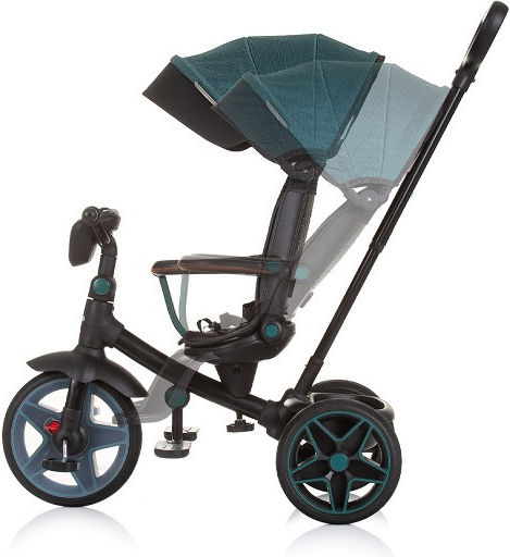 Chipolino Derby Pliabil și Tricicletă Pentru Copii Pentru 18 Luni Teal