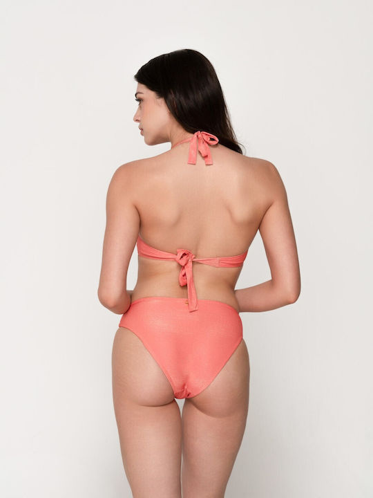 Luna Bikini Slip Coral