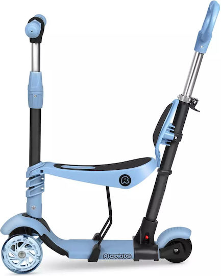 Ricokids Παιδικό Πατίνι Todi Τρίτροχο με Κάθισμα Μπλε