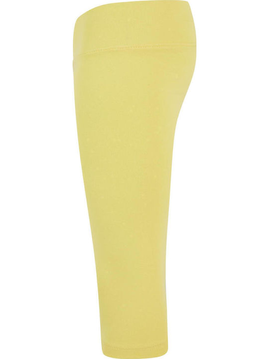 Kinder Leggings Capri Gelb