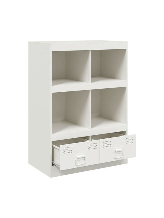 Βιβλιοθήκη Λευκό 67x39x95εκ.
