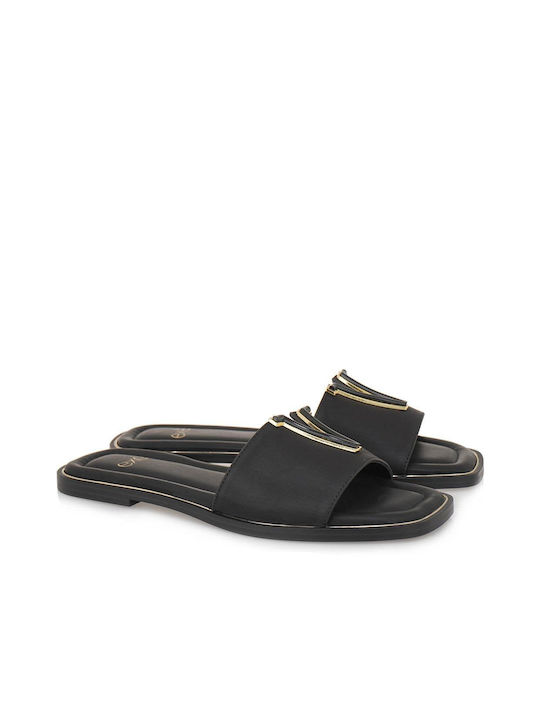 Exe Women's Flat Sandals in Black Color