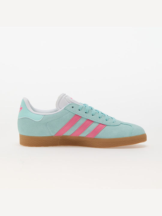 Gazelle Damen Sneakers Flash Aqua / Lucid Pink / Offwhite