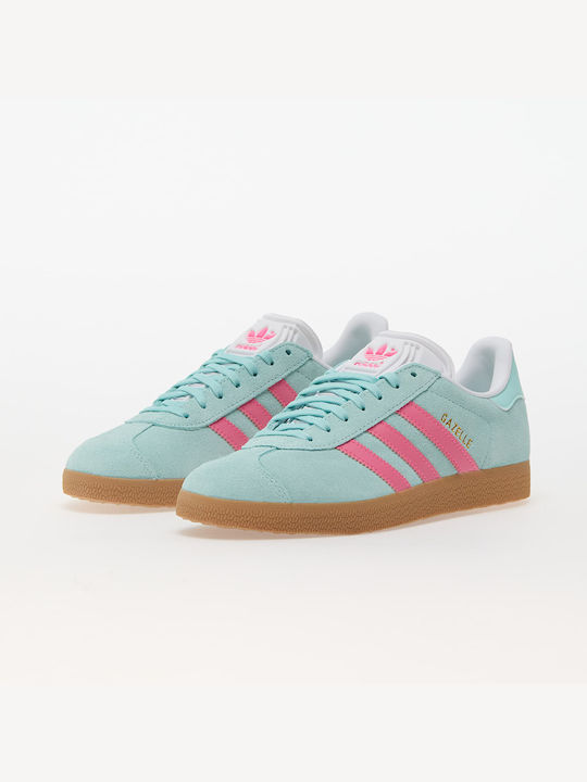 Gazelle Damen Sneakers Flash Aqua / Lucid Pink / Offwhite