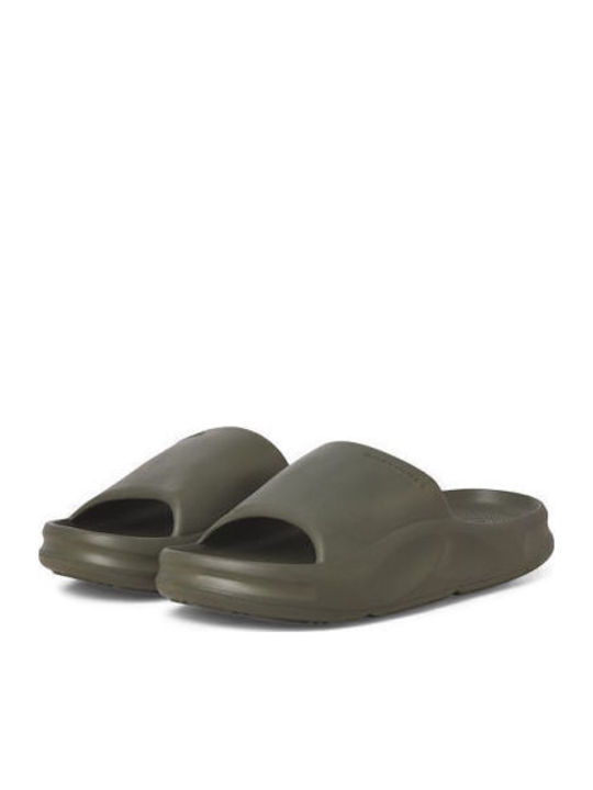 Men's Slides Khaki