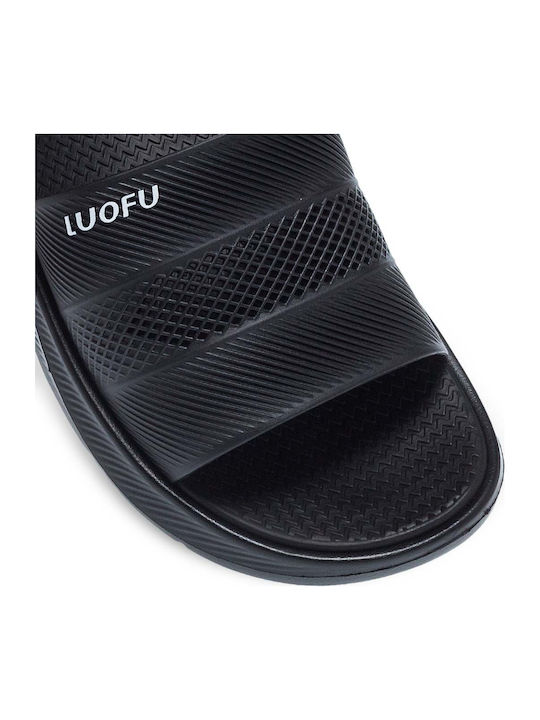 Men's Anatomic Black Slides
