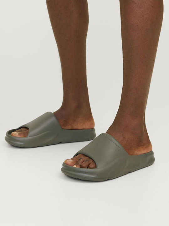 Men's Slides Khaki