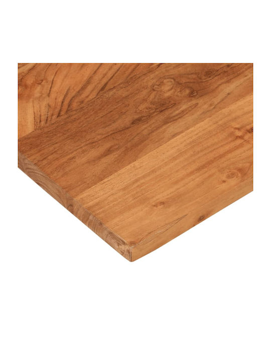 vidaXL Square Table Surface made of Solid Wood Acacia 80x80x3.8cm 371003 1pcs
