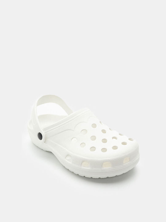 Luigi Clogs White