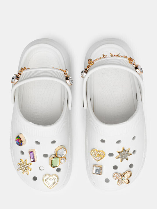 Luigi Women's Clogs White
