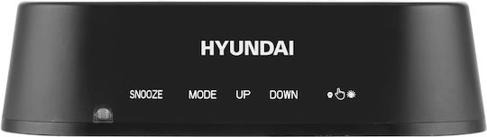 Hyundai Ac331b Ceas Digital de Masă cu Alarmă Negru