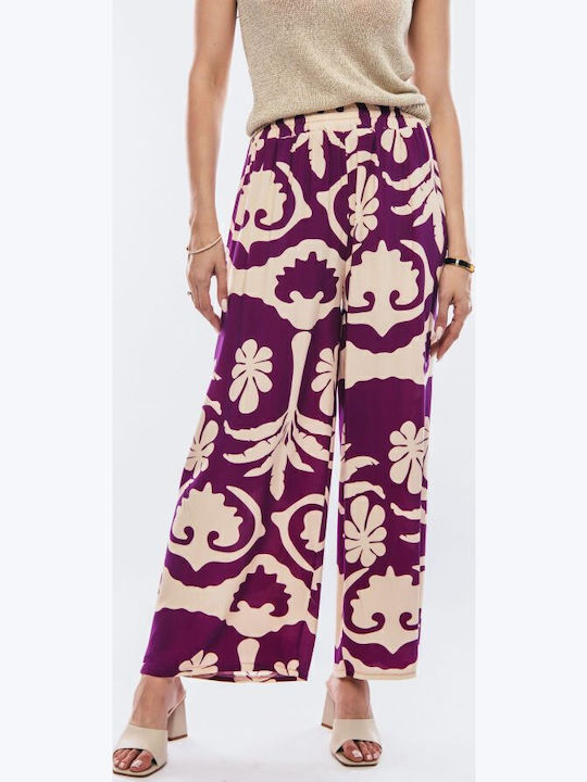 Γυναικεία Παντελόνα Magenta