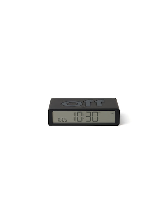 Lexon Flip Classic Tabletop Digital Clock with Alarm Green