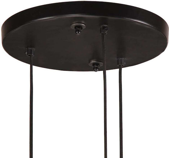 vidaXL Pendant Light Multicolour for 25 Bulbs E27 30x30x100cm