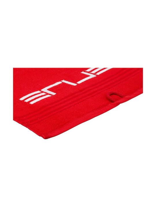 Elite Хавлия За Фитнес 100% Памук Червена 130x30см