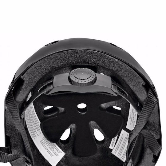 Roces Fitness Kid Kids' Helmet for City Bike Black with LED Light