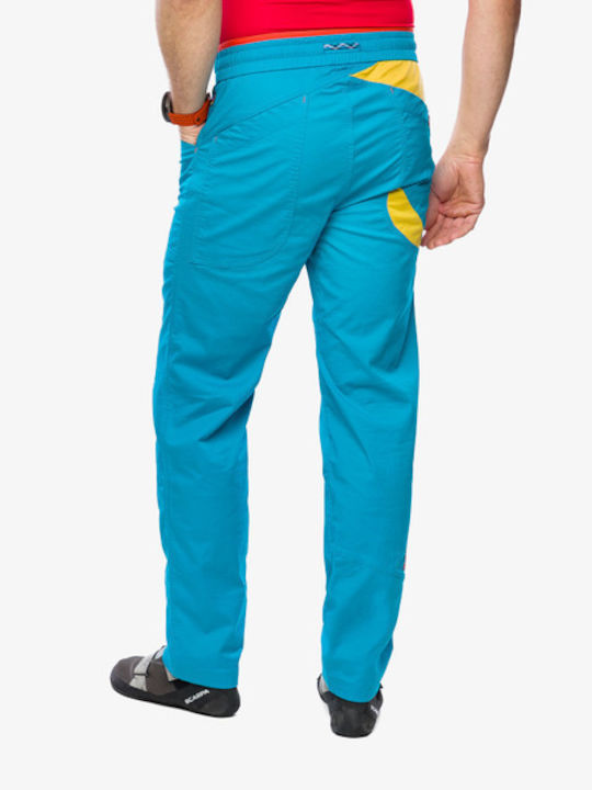 La Sportiva Bărbați Lung Pantaloni Cățărare Albastru