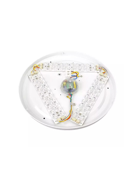 Deckenleuchte Weiß mit Integrierter LED