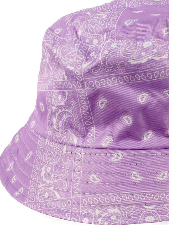 Bucket Καπέλο Διπλής Όψεως Paisley Print Lilac Tda01-xc-7-lil