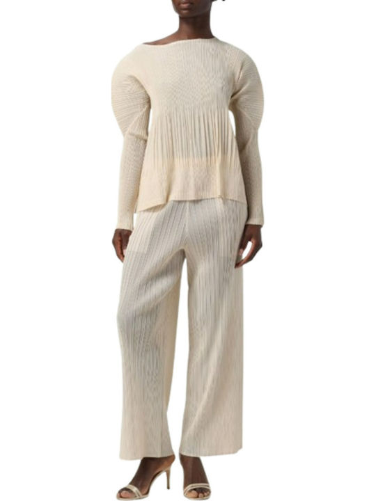 Dama Tesatura Pantaloni Bej