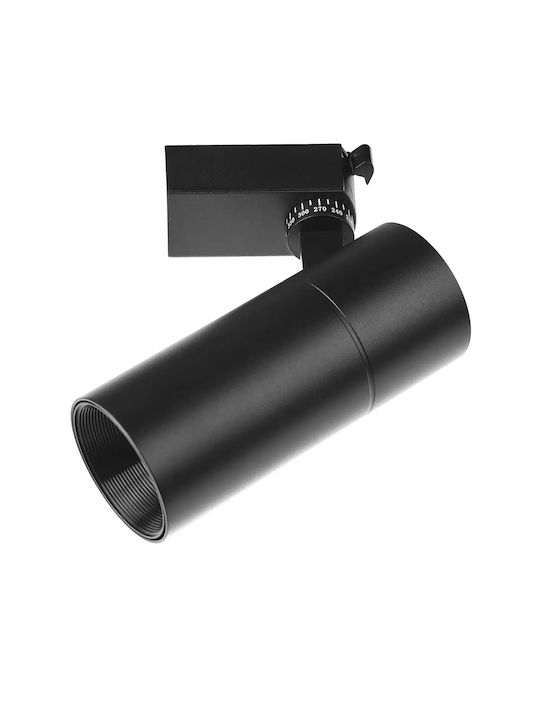 Single LED Cool White Spot in Black Color