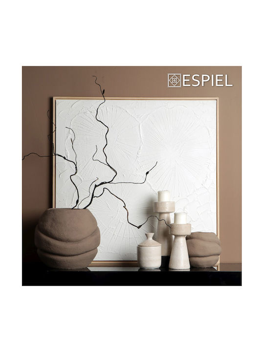 Espiel Decorative Vase Brown 23.5x20x23.5cm