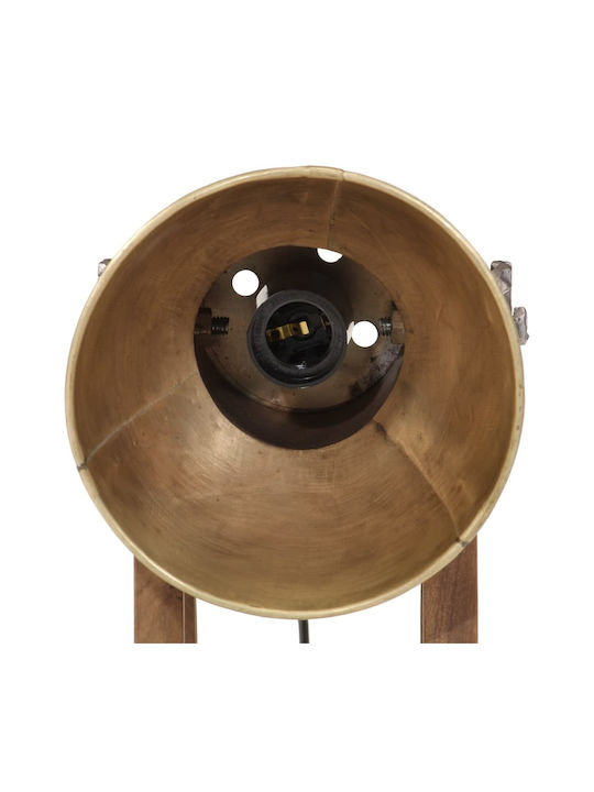 vidaXL Decorative Lamp Furniture Lamp with Socket for Bulb E27 Bronze