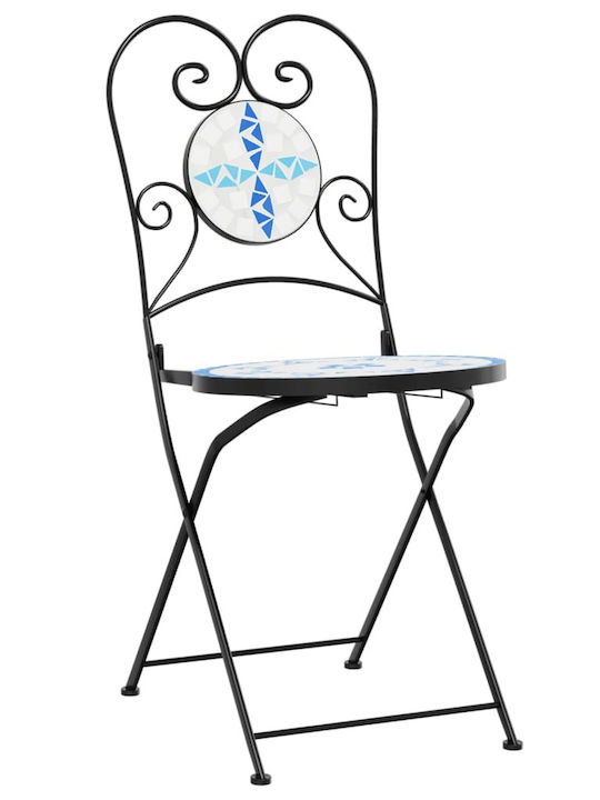 Garden & Outdoor Furniture Sets Living Room Set Pieces Small Spaces Blue and White