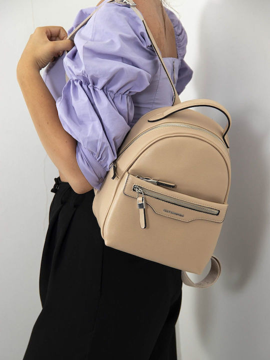 Damentasche Rucksack Beige