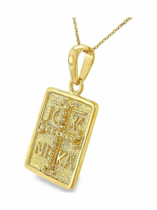 Xryseio Anhänger Kinder Amulett Beidseitig Konstantinato aus Gold 9K KN1109