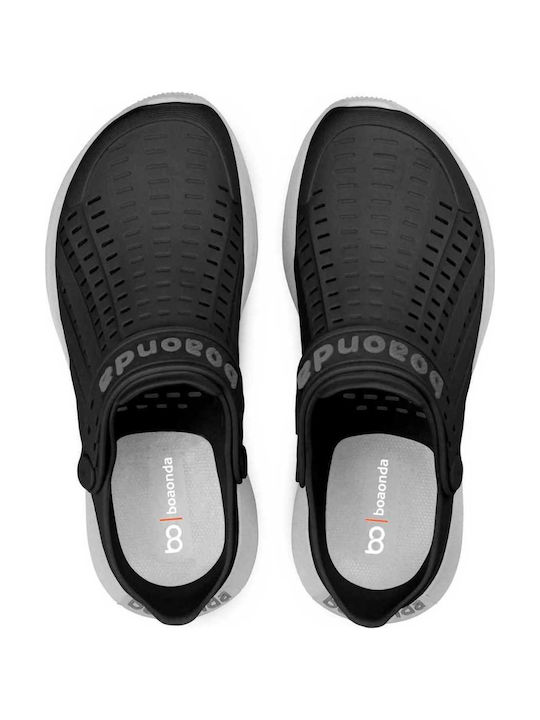Boaonda Damen Clogs Schwarz